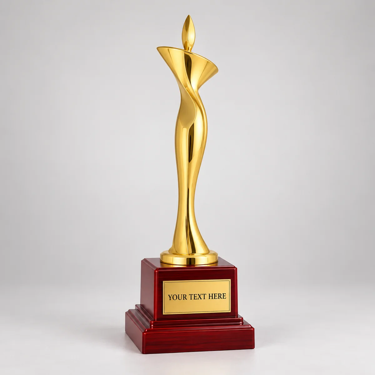Gold Flame Form Trophy